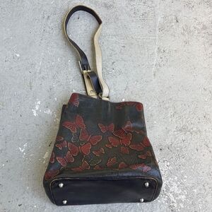 Mario Hernandez butterfly hobo bag